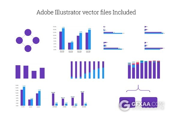 年终总结汇报统计商务图表Keynote模板 - 顶尖PPT