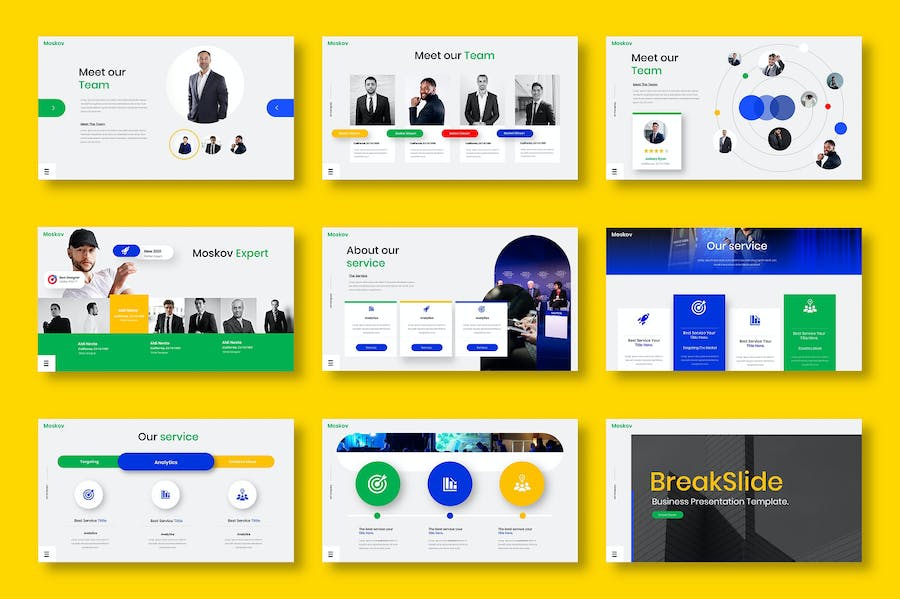 商务工业风企业宣讲展示PPT模板 - 顶尖PPT