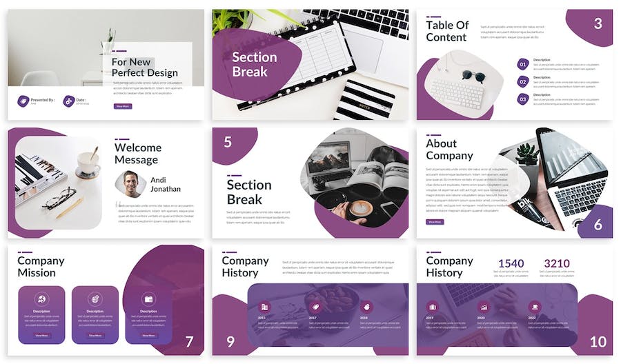 城市建筑设计展示规划PPT模板 - 顶尖PPT