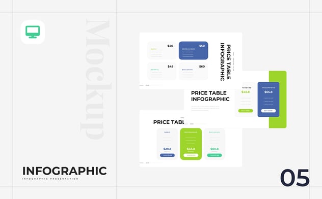 数据可视化对比展示keynote模板 - 顶尖PPT