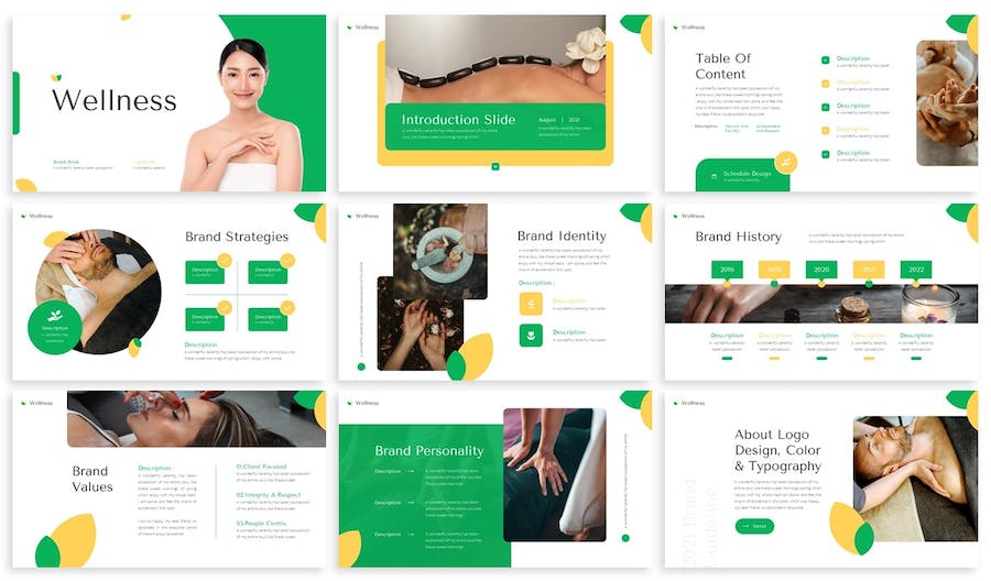 健康品牌形象宣传推广策略Keynote模板 - 顶尖PPT