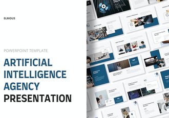 人工智能机构组织结构介绍PPT模板 - 顶尖PPT