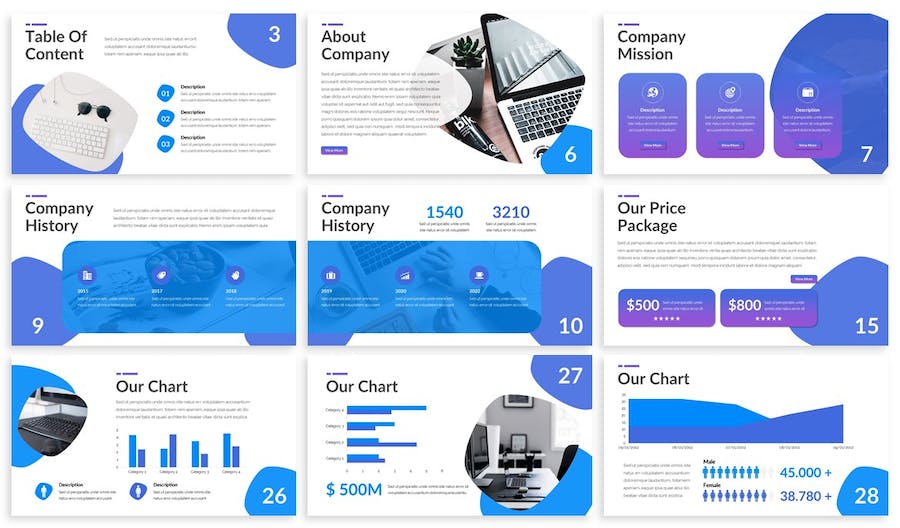 城市建筑设计展示规划PPT模板 - 顶尖PPT