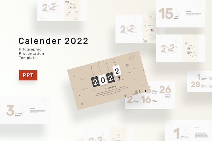 日历计划安排时间管理PPT模板 - 顶尖PPT