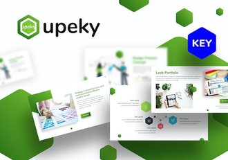 绿色环保健康主题演讲Keynote模板 - 顶尖PPT