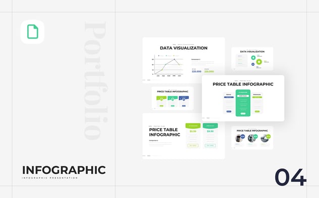 数据可视化对比展示keynote模板 - 顶尖PPT