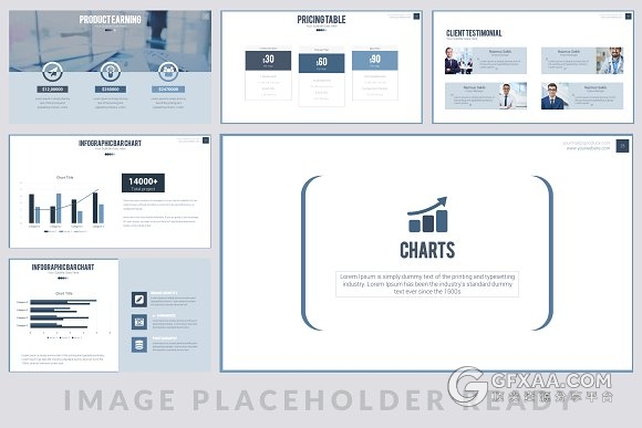 65页扁平化简约风格PPT24种配色主题 - 顶尖PPT
