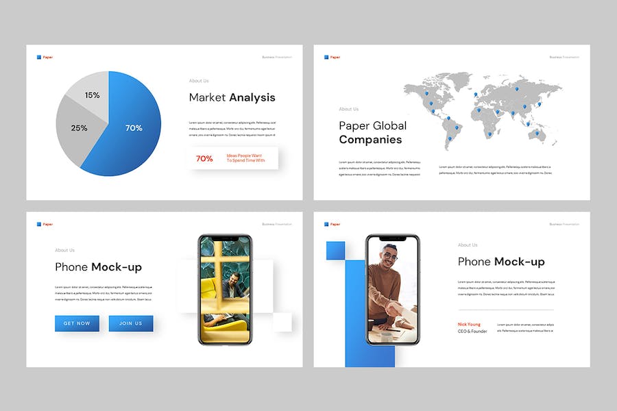 商业市场营销PPT模板 - 顶尖PPT