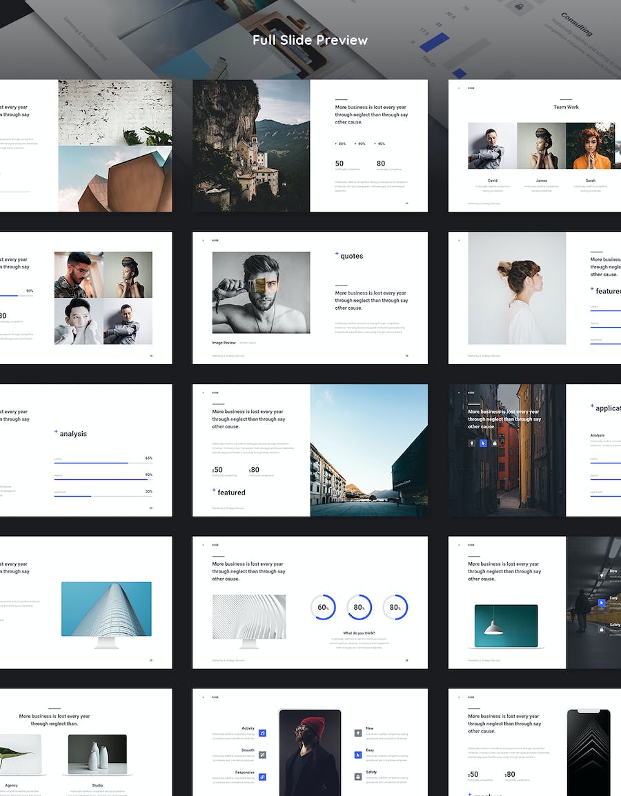 品牌营销策划战略商务主题keynote模板 - 顶尖PPT