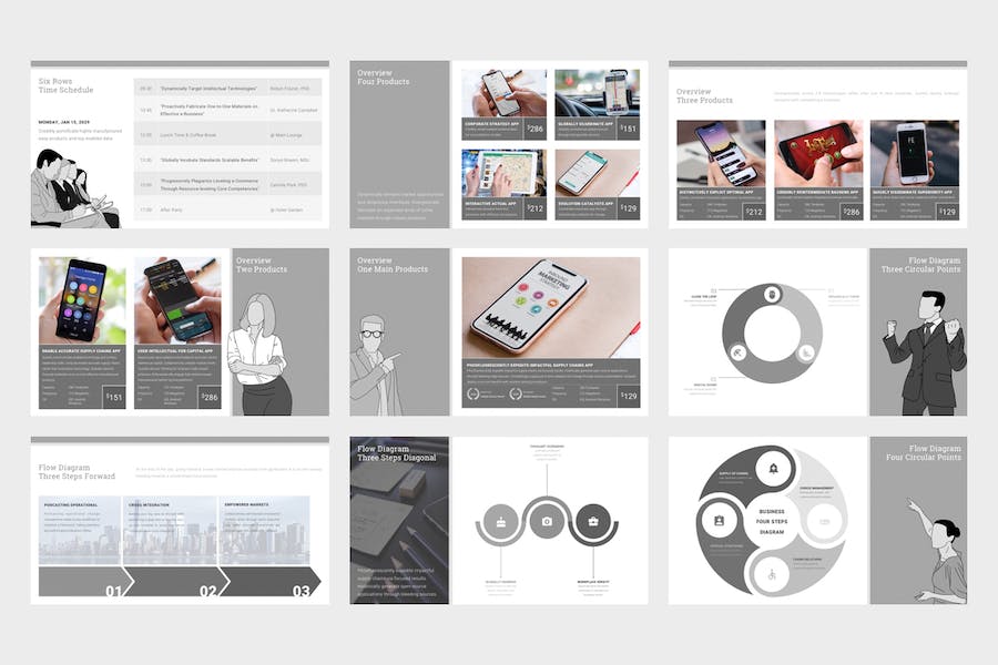 企业品牌简介商务推广宣传Keynote模板 - 顶尖PPT