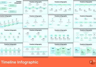 时间轴图形PPT模板 - 顶尖PPT