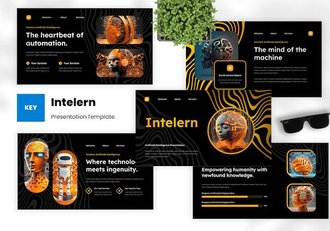 人工智能技术发展应用趋势分析Keynote模板 - 顶尖PPT