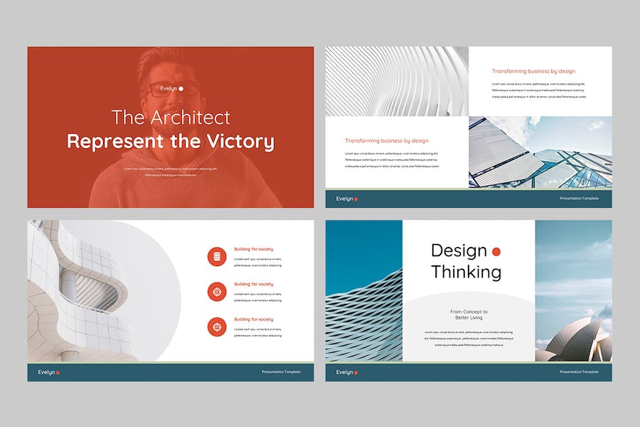 欧美建筑设计与工程商务Keynote模板 - 顶尖PPT
