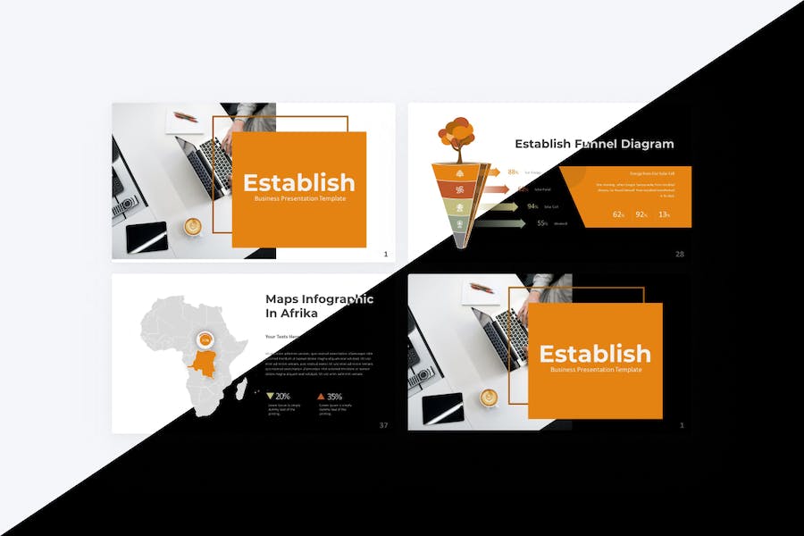 橙色商业计划年计划总结商务合作项目策划商务通用PPT模板 - 顶尖PPT