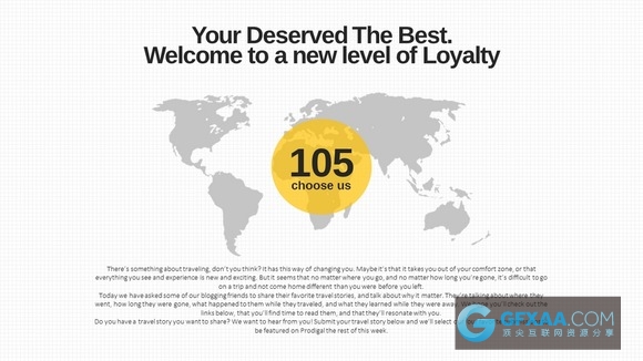 旅游风光展示探险简约PPT模板 - 顶尖PPT