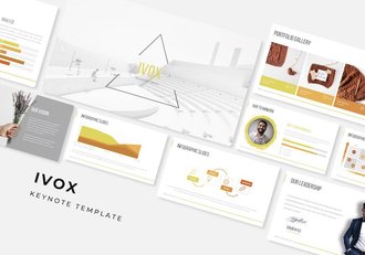 简约商务企业项目介绍Keynote模板 - 顶尖PPT