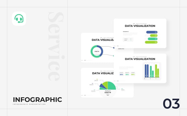 数据可视化对比展示keynote模板 - 顶尖PPT