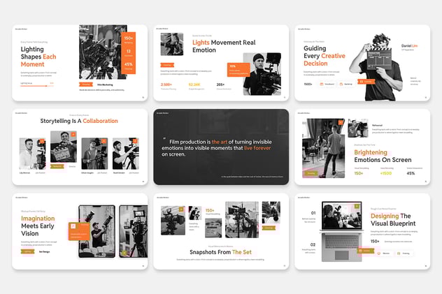 电影制作PPT模板 - 顶尖PPT