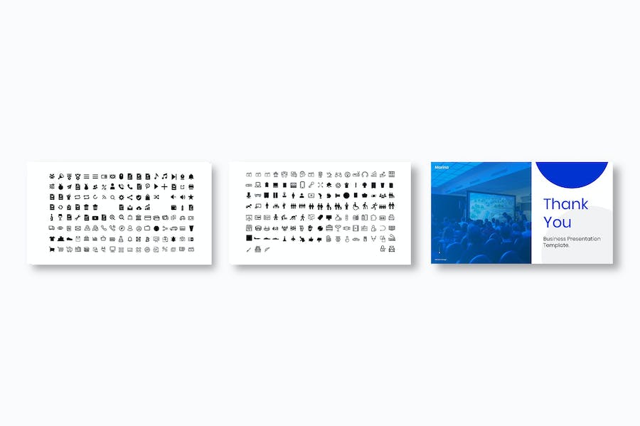 商务企业团队展示工作总结汇报keynote模板 - 顶尖PPT