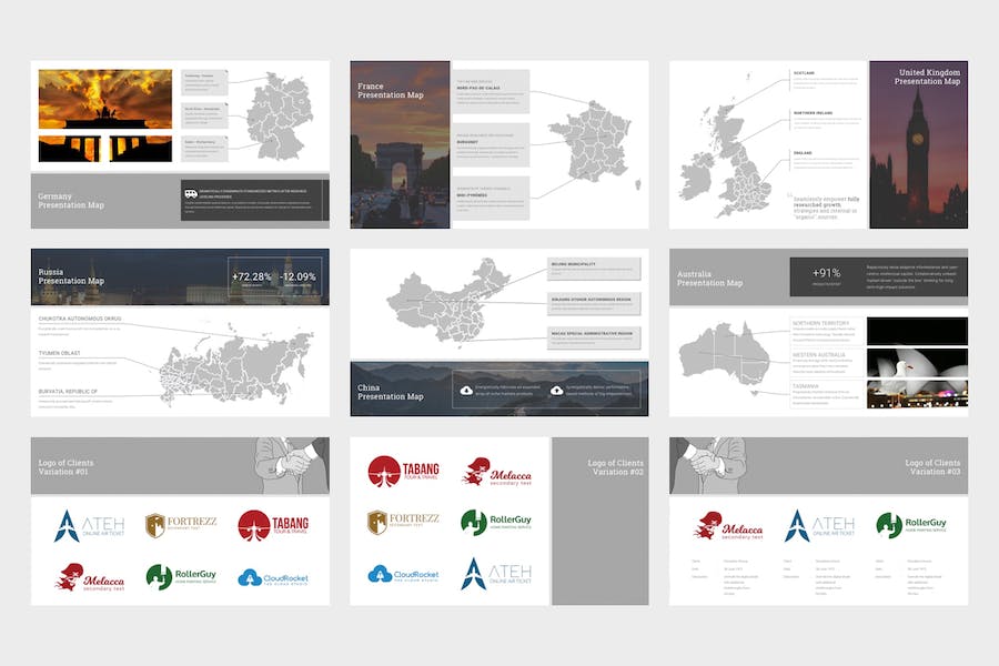企业品牌简介商务推广宣传Keynote模板 - 顶尖PPT