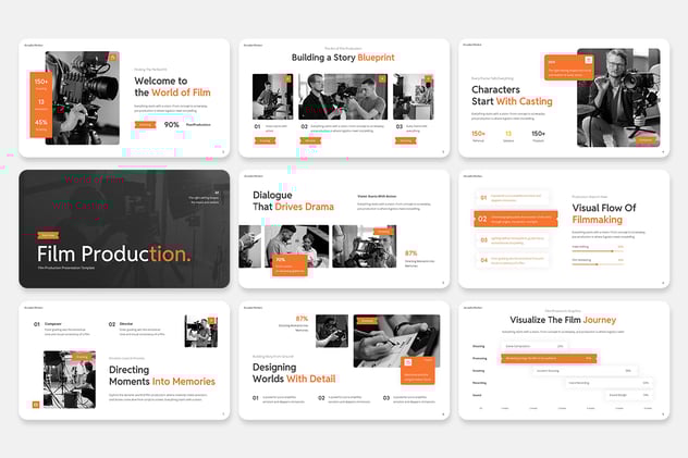 电影制作PPT模板 - 顶尖PPT