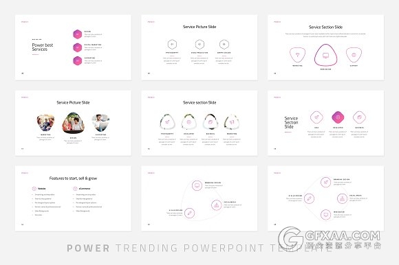 120页极简艺术唯美风格PPT模板 - 顶尖PPT