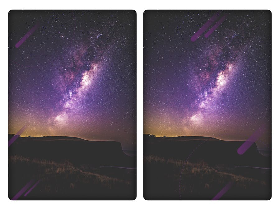 天文馆宇宙星空4:3尺寸PPT模板 - 顶尖PPT