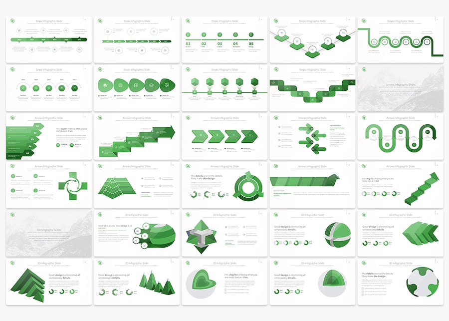 欧美高端商务数据图形keynote模板 - 顶尖PPT