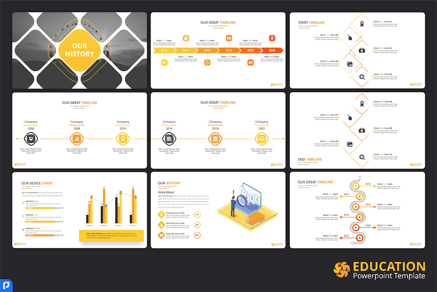 教育培训课程教学专业演示PPT模板 - 顶尖PPT