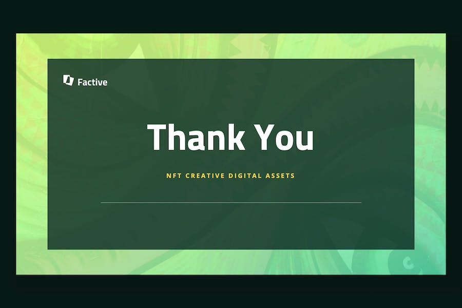 非同质化创意数字货币PPT模板 - 顶尖PPT