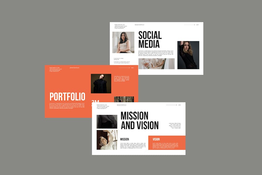 品牌产品组合展示PPT模板 - 顶尖PPT