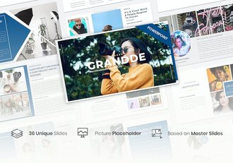 欧美创意商业汇报精致PPT模板 - 顶尖PPT