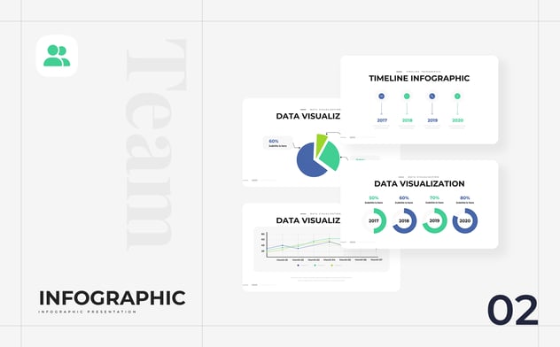 数据可视化对比展示keynote模板 - 顶尖PPT