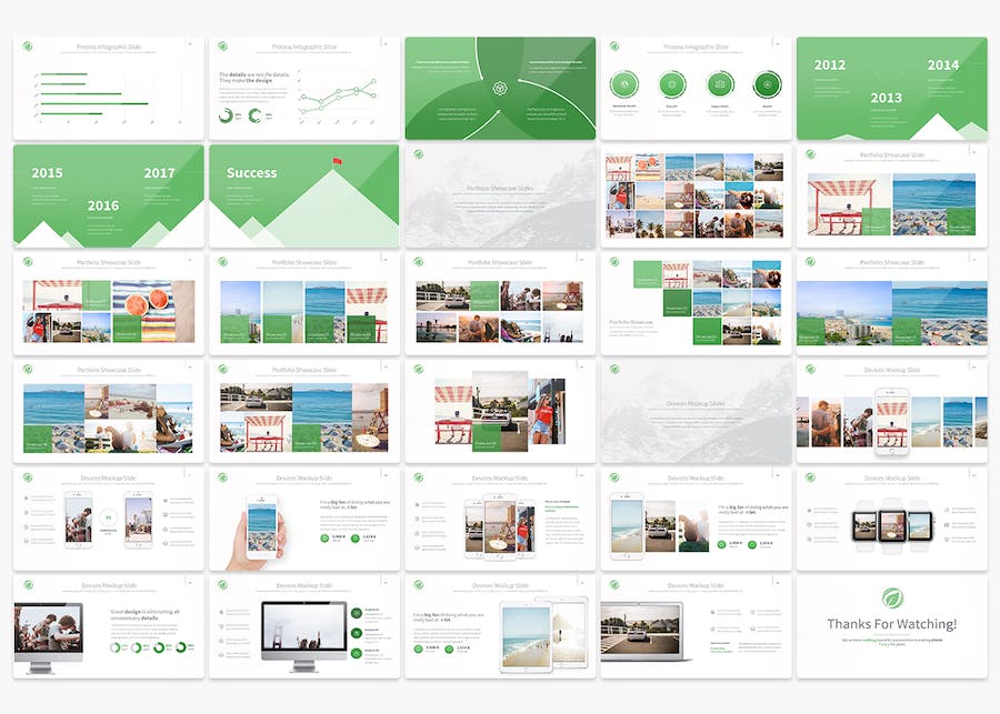 欧美高端商务数据图形keynote模板 - 顶尖PPT