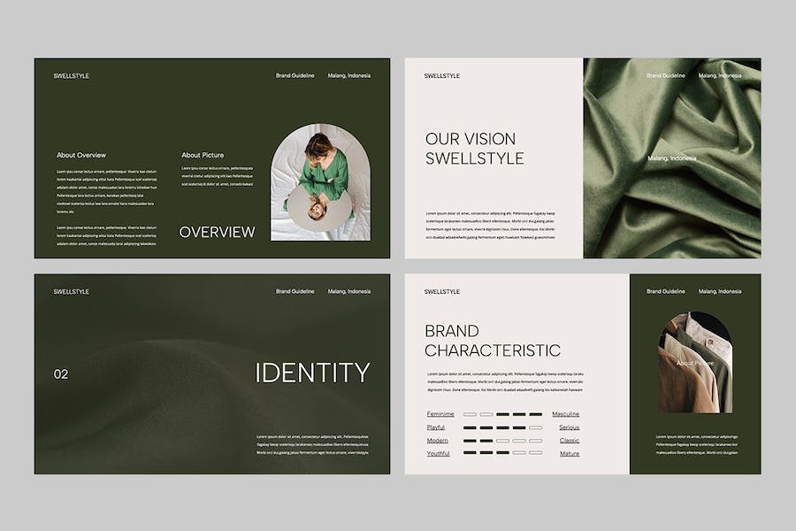 极简品牌形象指南展示Keynote模板 - 顶尖PPT