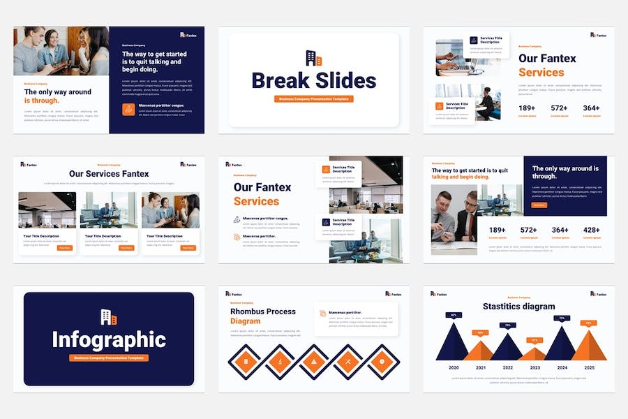 商务公司组织运营推介PPT模板 - 顶尖PPT