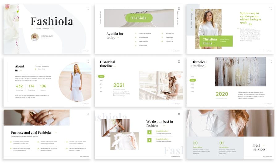 清新时尚摄影图片展示产品营销推广多用途PPT模板 - 顶尖PPT