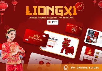 中国新年文化介绍展示PPT模板 - 顶尖PPT