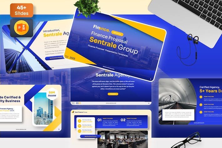 商业建议书融资提案方案PPT模板 - 顶尖PPT