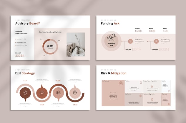 商业提案PowerPoint红橙色模板 - 顶尖PPT