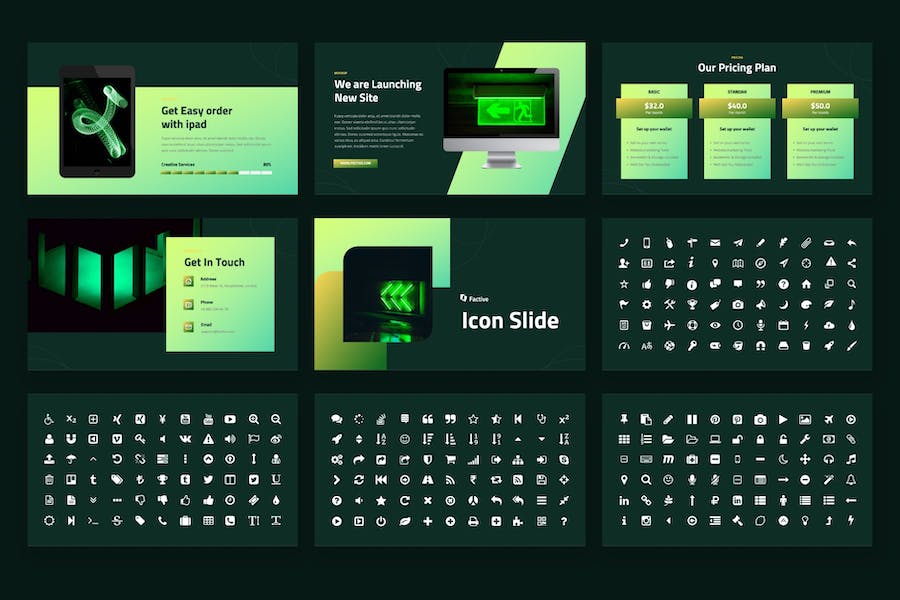非同质化创意数字货币PPT模板 - 顶尖PPT