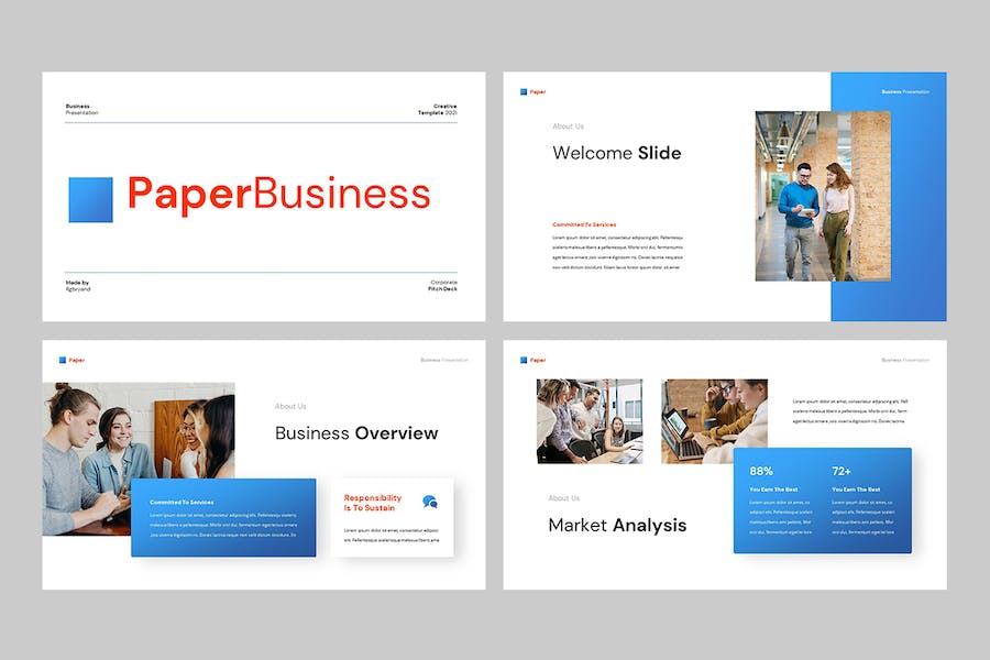 商业市场营销PPT模板 - 顶尖PPT