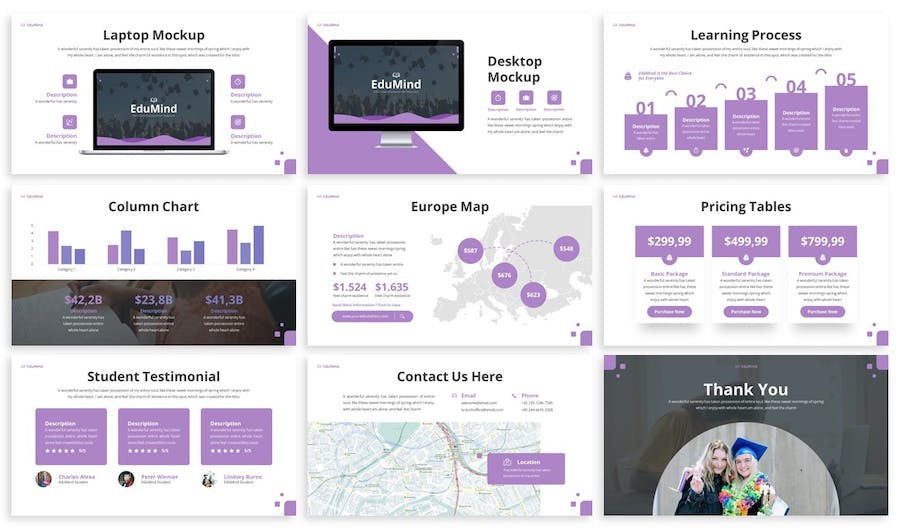大学教育培训主题keynote模板 - 顶尖PPT