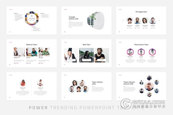 120页极简艺术唯美风格PPT模板 - 顶尖PPT