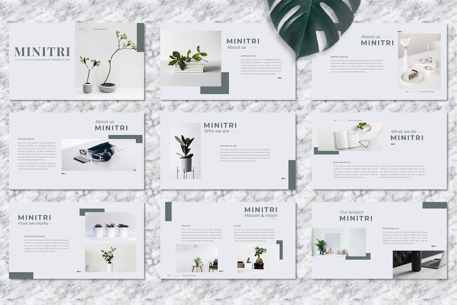 极简设计方案创意提案PPT模板 - 顶尖PPT