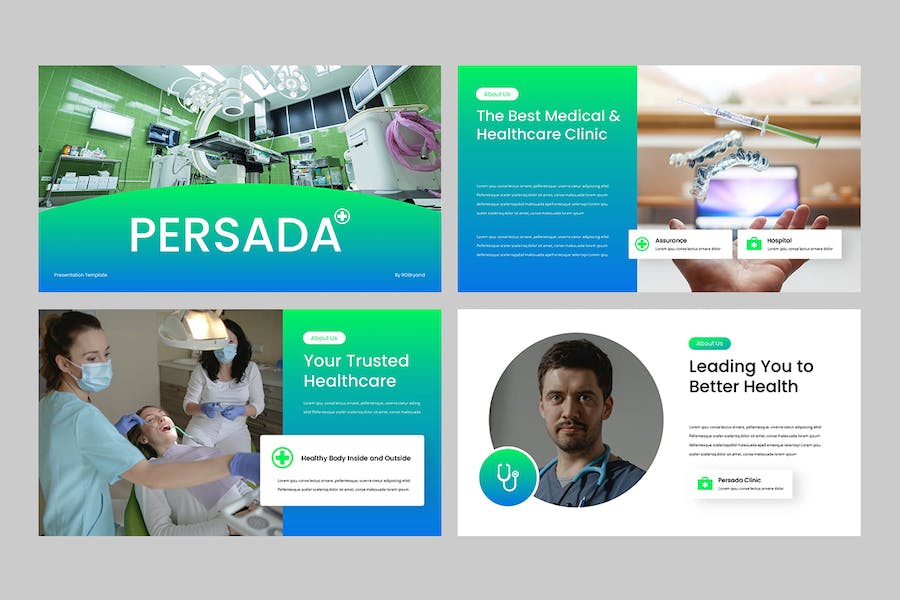 医疗医院健康管理服务介绍Keynote模板 - 顶尖PPT