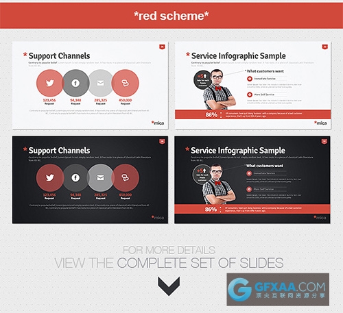 45页扁平化商务年总结计划PPT模板 - 顶尖PPT
