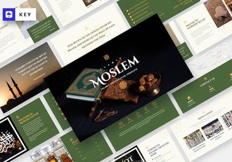 穆斯林伊斯兰主题演讲keynote模板 - 顶尖PPT