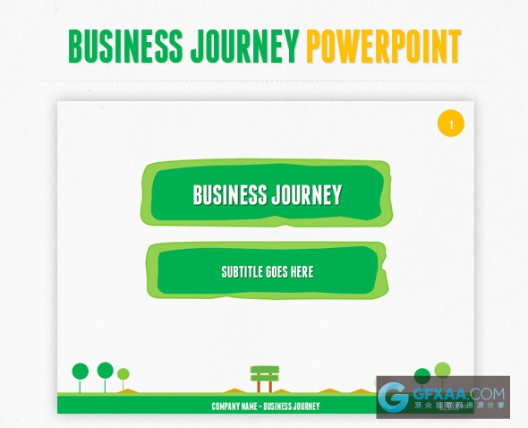 22页绿色卡通风格动画PPT模板 - 顶尖PPT