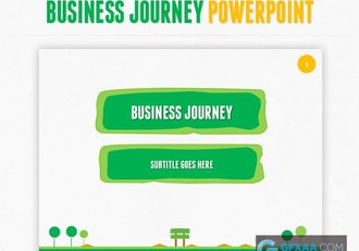 22页绿色卡通风格动画PPT模板 - 顶尖PPT